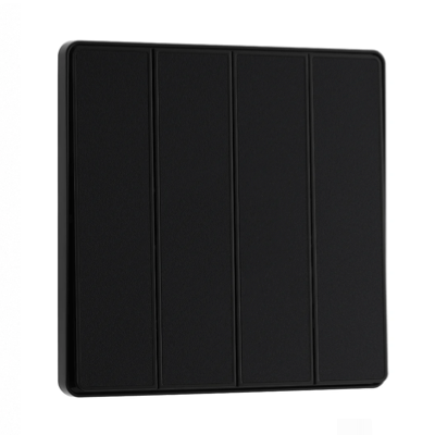 British General EVOLVE 4 GANG 2 WAY EDGE ROCKER MATT BLACK